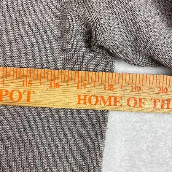 Disney Mickey Mouse Sweater Womens Medium Gray Prink Turtle Neck Knit Stretch - Picture 5 of 7